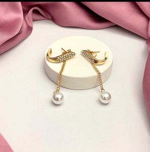 Pearl Drop Korean Stud