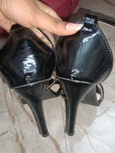 Black Strappy Heels