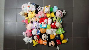 Assorted Plush Keychain Collection