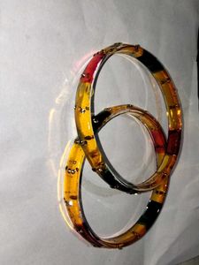 Multicolour Glass Bangles