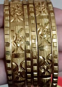 2 Set Of Gold Plated Bangles