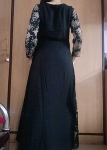 Black Printed Kurta
