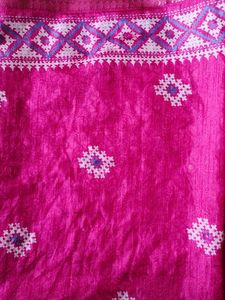 Beautiful 😍 rose 💕 colour saree 😘