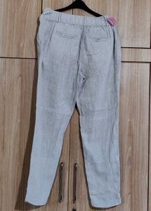 Marks &amp; Spencer Linen Tapered Trousers