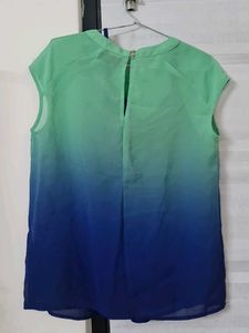 Ombre Sheer Top