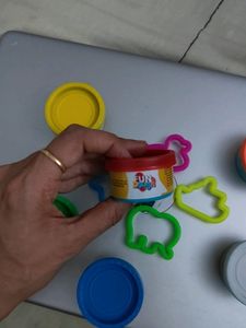 Clay Dough pack Of 6 With Tools