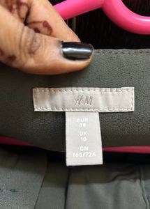 Olive Coloured Trouser From H&amp;M