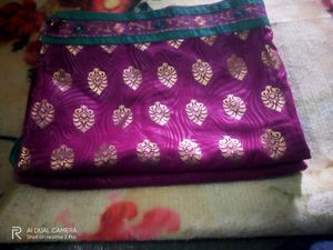 Branded Saree With Net Pallu..