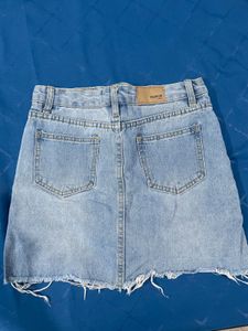 Denim Skorts
