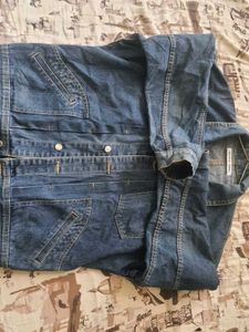 acid washed denim jacket