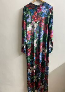 Zara Floral Velvet dress