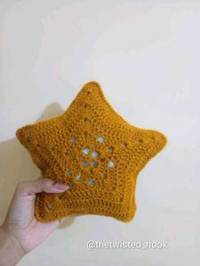 Crochet Star Pillow