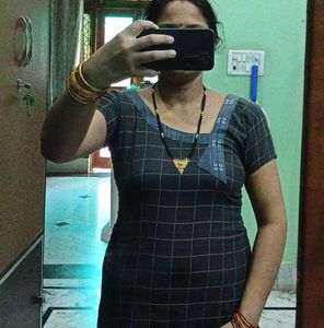 Grey Plaid Kurti Set