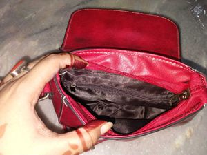 Red Sling Bag