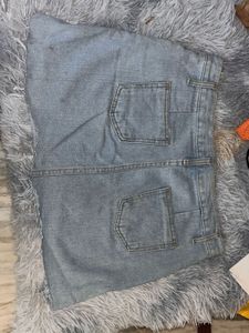 Denim Mini Skirt