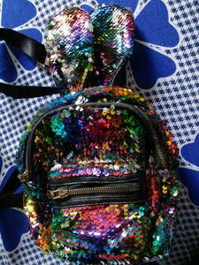 sequin backpack 🥰