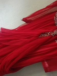 Ethnic Gown With Pyjama Nd Dupatta
