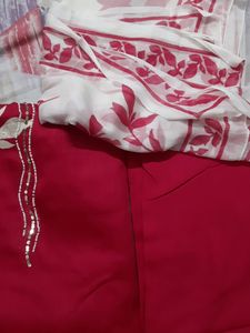 Mazenta Colour Glace Cotton Suit