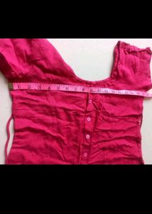 Blouses - Pink Solid &amp; Paisley Print Set