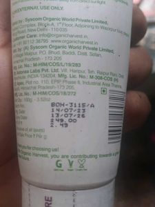 Organic Harvest Face Wash + More