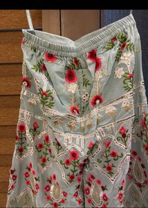 Elegant Embroidered Kurta Pants And Dupatta