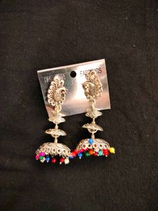 Colorful Jhumka Earrings