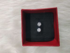 Combo Of 925 Heart&amp; Flower Stud Earrings With