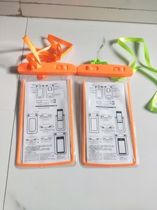 2 Pcs-Pouch Cover Mobile Water Protector
