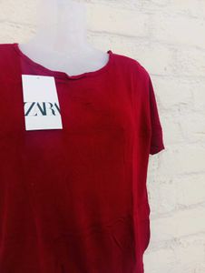 Rust Viscose Crop Top