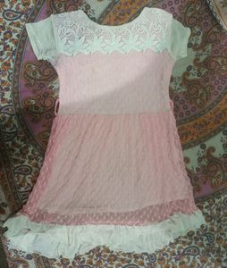 Light Baby Pink Top For Girls