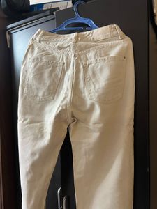 Zara White Jeans