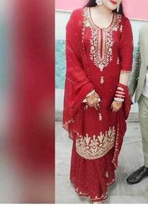 Elegant Red Kurta Set