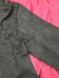 Elegant Black Open Front Shrug