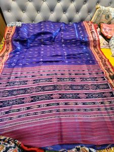 Pure Silk Sambhal Puri Ikkat Saree
