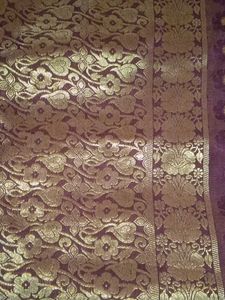 Beautiful Brown &amp; Gold Sari