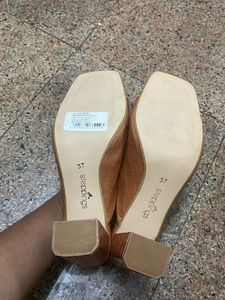 SALE! New Tan Block Heels