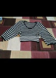 Striped Cropped Top
