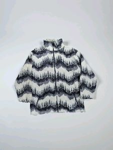 Patterned Fleece Jacket