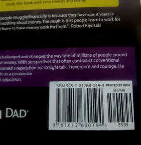 Rich Dad PoorDad - Financial Literacy Bo