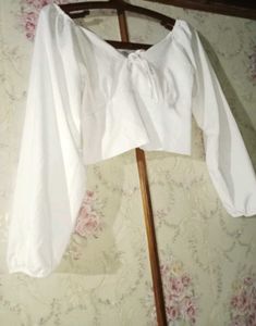 White Long Sleeve Top