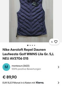 Nike Aeroloft Navy Blue Gilet