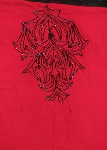 Red &amp; Black Kurti Set