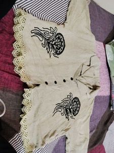 Embroidered Crop Top