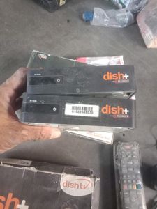 Two Dish Tv Paid Channel Setop Box(Without Card)