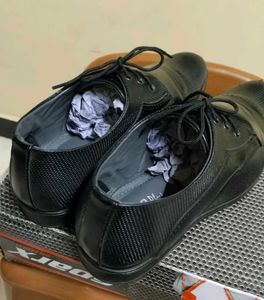 Boxer Black Perforated Dress Shoes