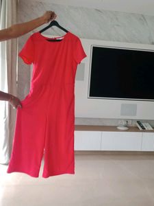 Red Jumpsuit Withbelt