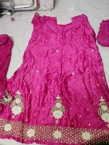 Pink Embroidered Salwar Kameez Suit