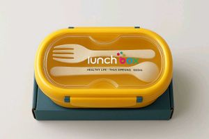 Yellow Bento Lunch Box