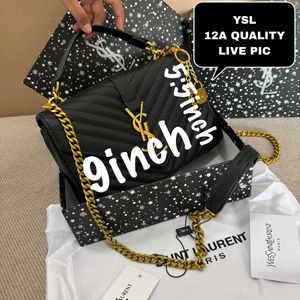 YSL ENVELOPE MEDIUM SLING BAG WD BOX