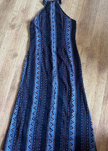 Maxi Dark Blue Dress - Zink London